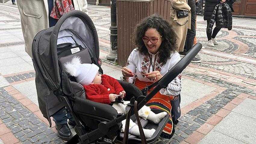 Edirne'de 'marteniçka'lar takıldı! 'Baba Marta' etkinliği gerçekleştirildi