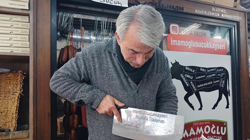 Kayseri pastırmasında Ramazan yoğunluğu! Satışlar tavan yaptı, esnafın yüzü gülüyor