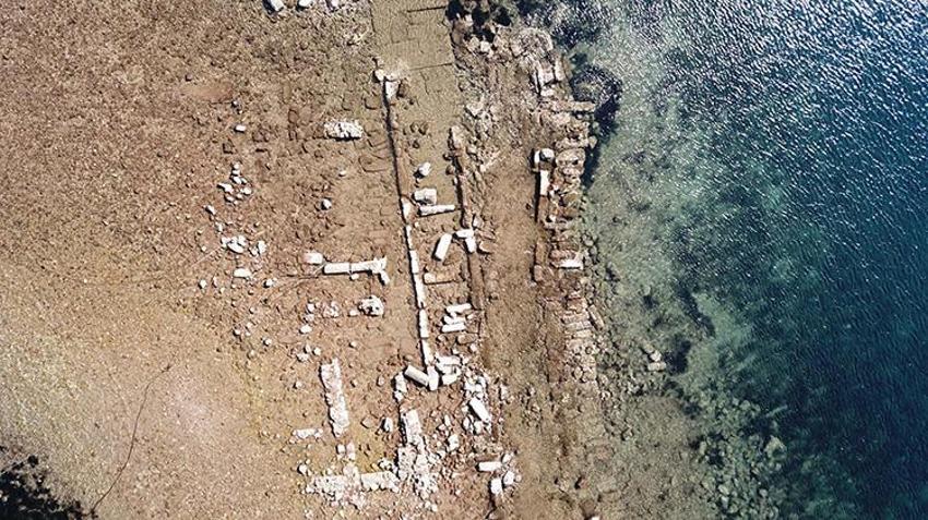 Bodrum'da deniz çekildi, 3 bin 500 yıllık 'Kral Yolu' gün yüzüne çıktı!