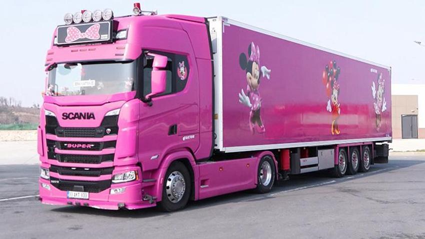 4 çocuk annesi kadın iflas etti, TIR şoförü oldu: Pembe TIR'ı ile Avrupa'da direksiyon sallıyor