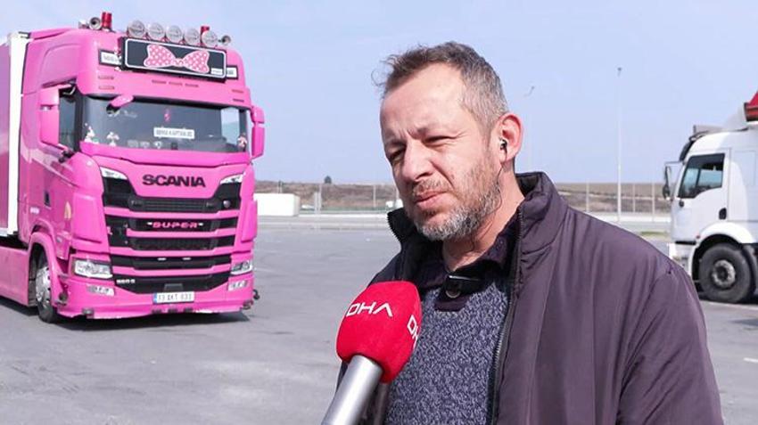 4 çocuk annesi kadın iflas etti, TIR şoförü oldu: Pembe TIR'ı ile Avrupa'da direksiyon sallıyor