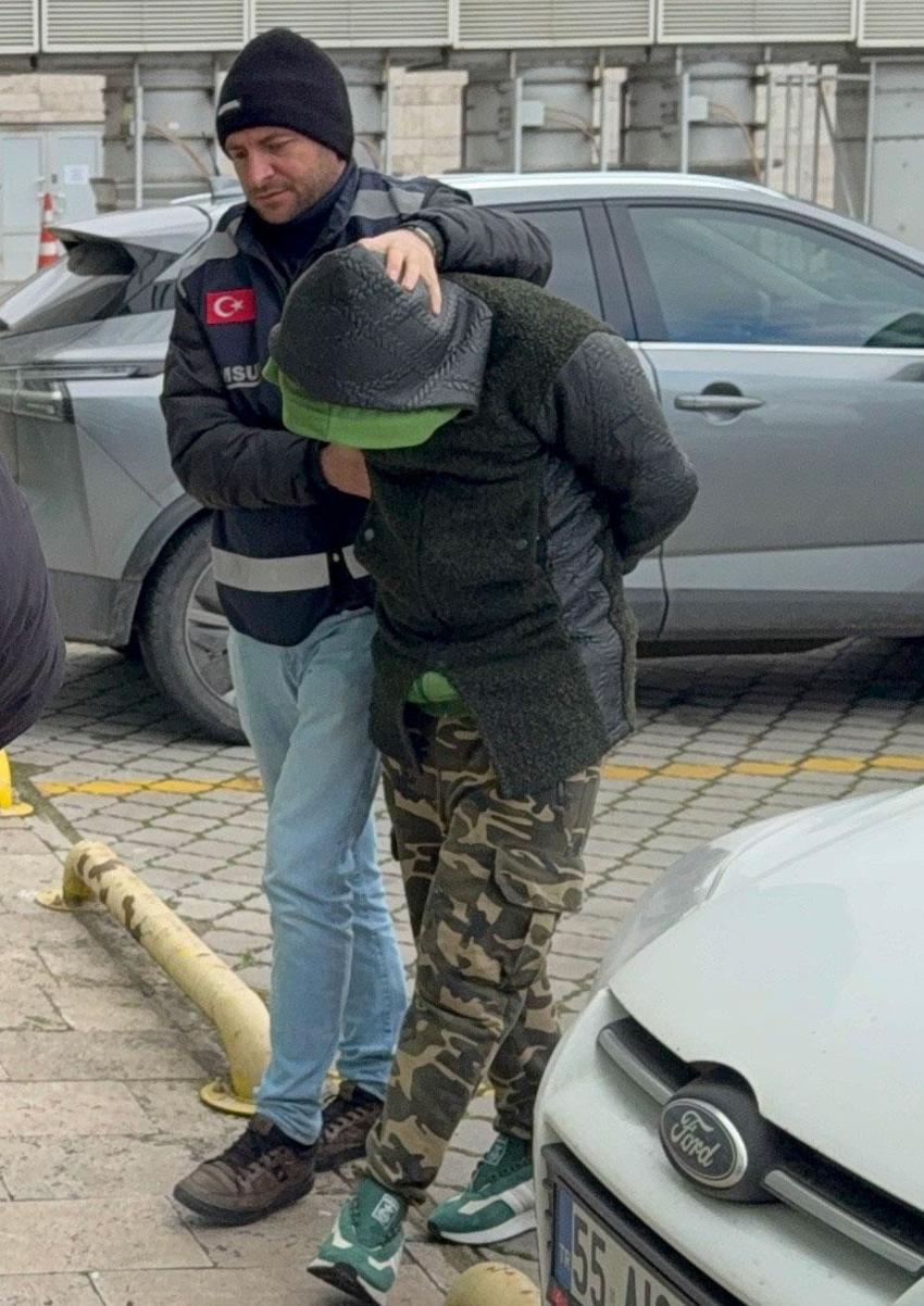Samsun'un 'Kahraman kurye'si araç kundaklamaktan tutuklandı