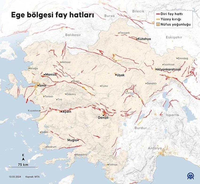 SON DAKİKA Denizli Buldan'da 5.1 büyüklüğünde deprem! İşte Denizli'deki fay hatlarının son durumu: İlk görüntüler geldi