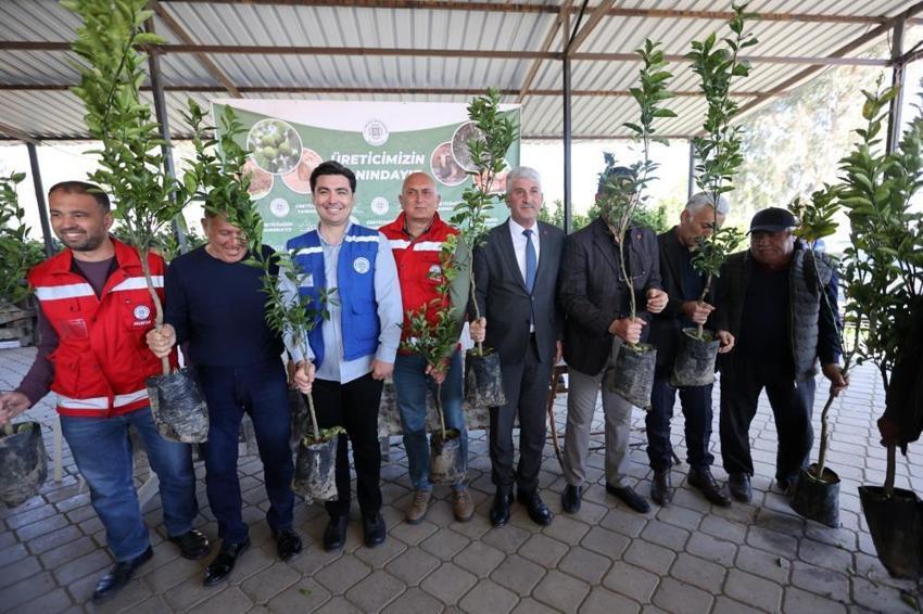 Muğla'da çiftçilere fidan desteği! Üretim yeniden başlıyor