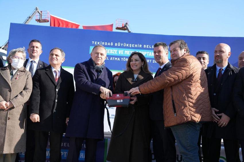Çorlu Sebze Meyve Hali temeli atıldı: Tekirdağ'a ve tüm Trakya'ya hizmet edecek