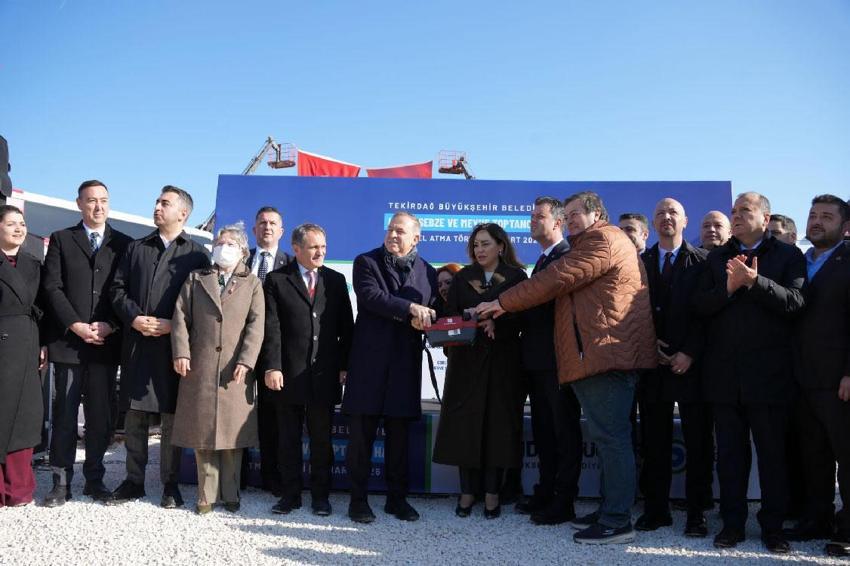 Çorlu Sebze Meyve Hali temeli atıldı: Tekirdağ'a ve tüm Trakya'ya hizmet edecek