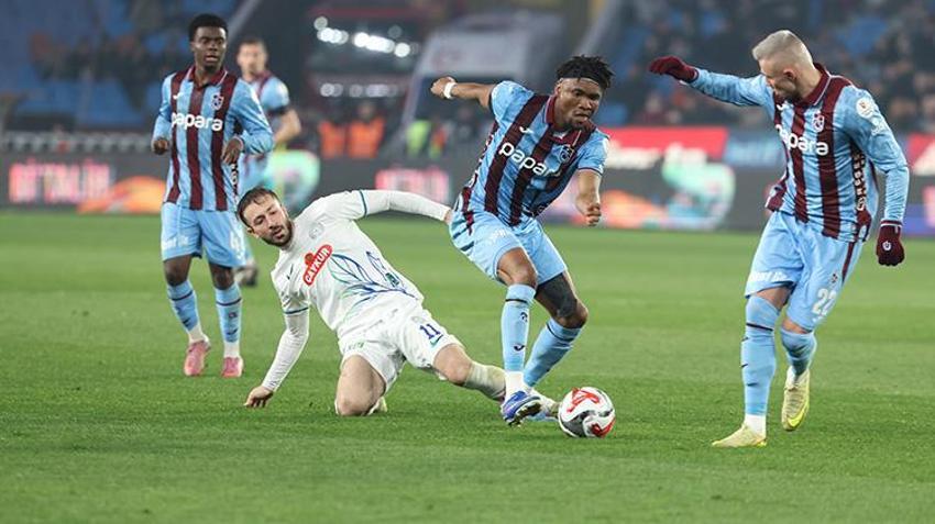 Trabzonspor kritik haftayı kayıpsız geçti! Fenerbahçe ile puanları eşitledi