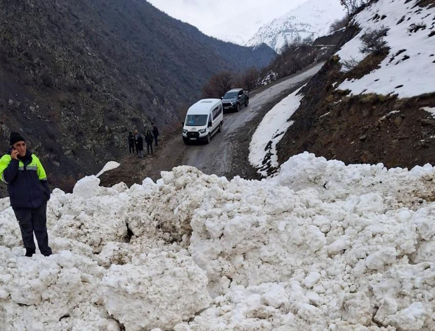 Van'da çığ düştü: Çatak'ta 1 mahalle ve 8 mezraya ulaşımı sağlanamıyor