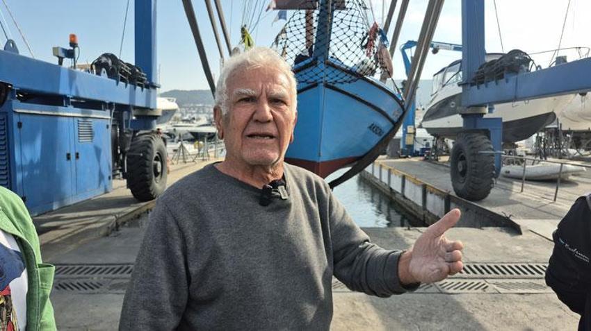 Bodrum'da 65 yıl önce inşa edilen tirhandiline gözü gibi bakıyor