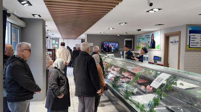 Aydın'da Ramazan Bayramı öncesi Halk Ege Et şubelerinde kıymada yüzde 20 indirim