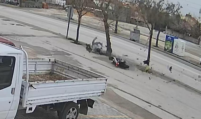 Konya'da bayram günü feci kaza: 1 yaralı