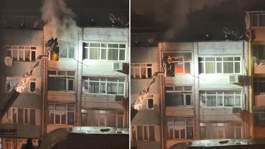 Fatih'te koca dehşeti! Eşini öldürüp evi ateşe verdi