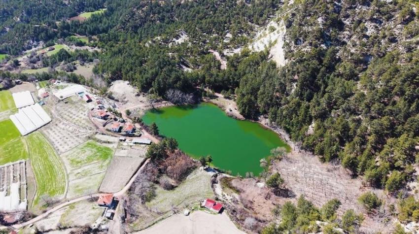 Denizli Çameli'nin sembolü Kolak Gölü, yağışlarla yeniden hayat buldu