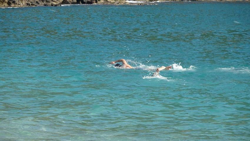 Mart ayında vatandaşlar denize akın etti, renkli görüntüler ortaya çıktı