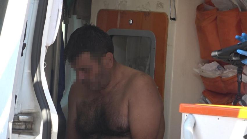 Denize açıldığı kano devrildi, hayatta kalabilmek için suda 3 saat bekledi