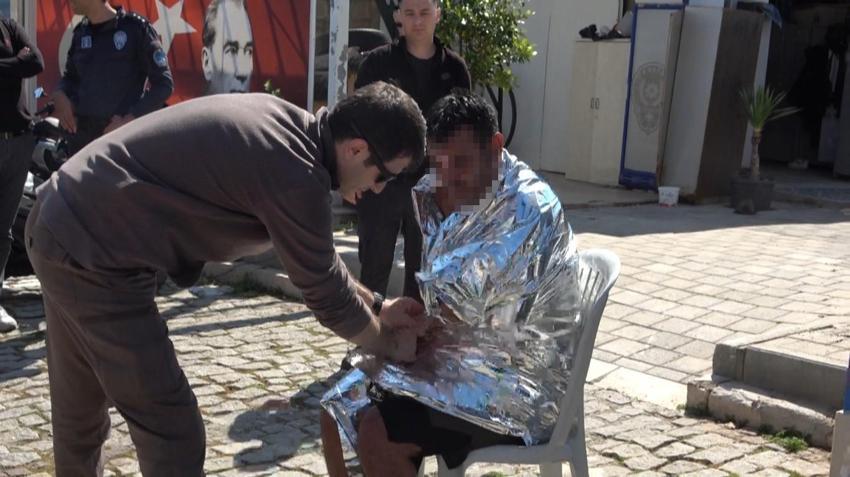 Denize açıldığı kano devrildi, hayatta kalabilmek için suda 3 saat bekledi