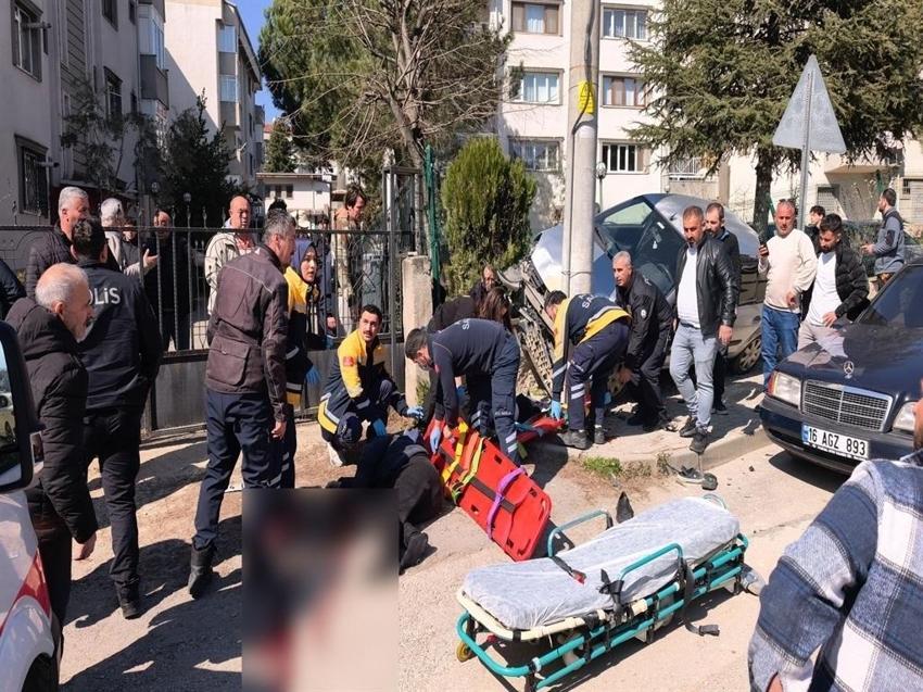 İnegöl'de el freni çekilmeyen otomobilin çarptığı Öykü’nün ardından dedesi de hayatını kaybetti