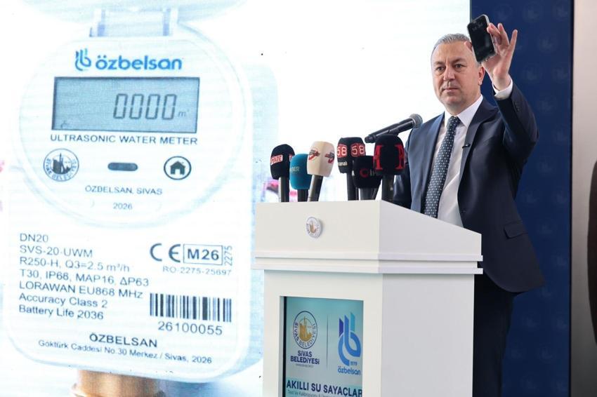 Sivas'ta yerli ve milli imkanlarla üretildi! Belediye akıllı su sayaçlarını tanıttı fiyatını açıkladı