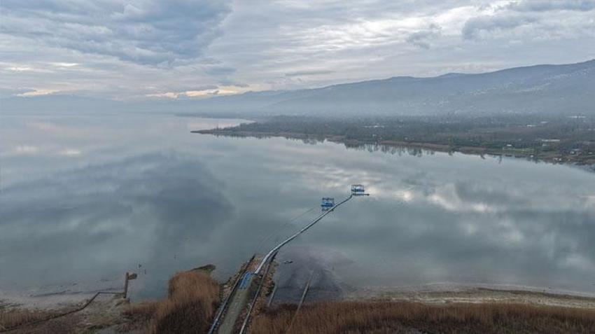Kocaeli’nin içme suyu ihtiyacını karşılayan Yuvacık Barajı’ndan, Sapanca Gölü'ne 'can suyu'