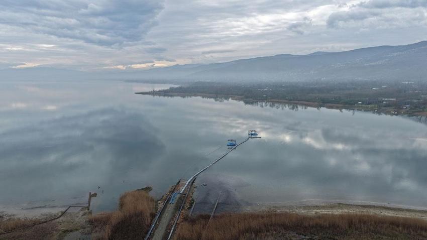 Kocaeli’nin içme suyu ihtiyacını karşılayan Yuvacık Barajı’ndan, Sapanca Gölü'ne 'can suyu'