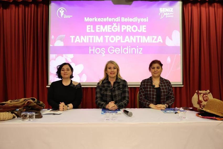Denizli Merkezefendi'de kadınların el emeği büyük markalara uzanan bir değere dönüştü
