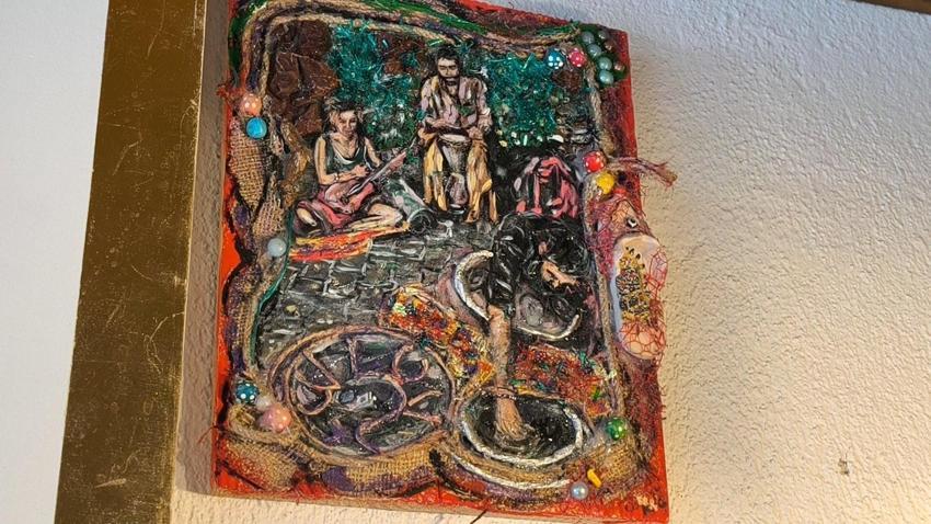 Muğla Menteşe'de yaşayan sanatçı çöpten sanat üretiyor