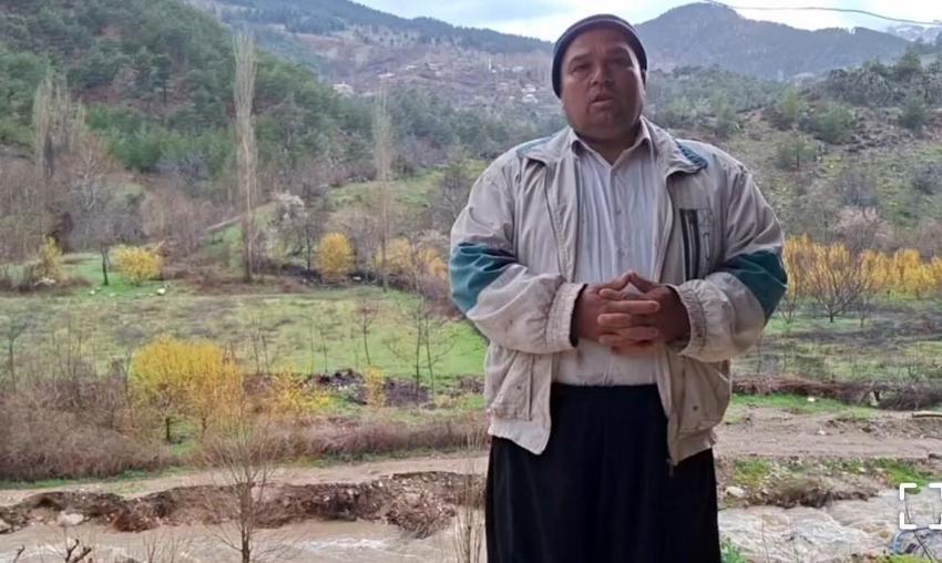 Adana'da depremden sonra kuruyan su kaynağı yeniden çağladı