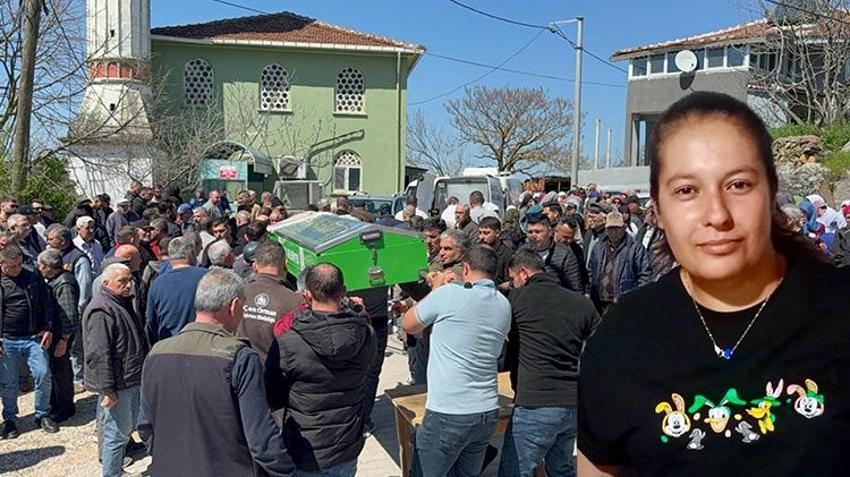 Çanakkale'de eşi tarafından öldürülen kadın son yolculuğuna uğurlandı