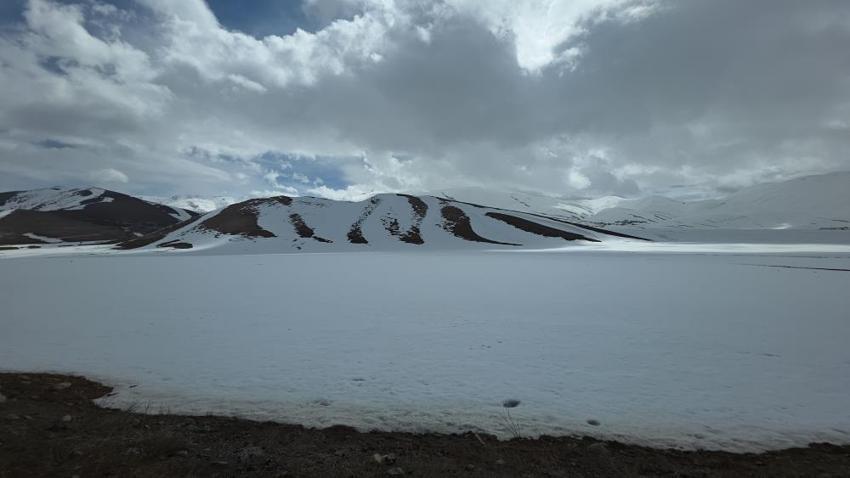 Van'ın ilçesinde iki kez görüldü: Her noktada fark edildi