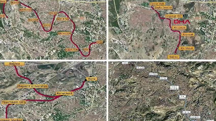 Ankara'ya 4 yeni metro hattı! Güzergahlar belli oldu