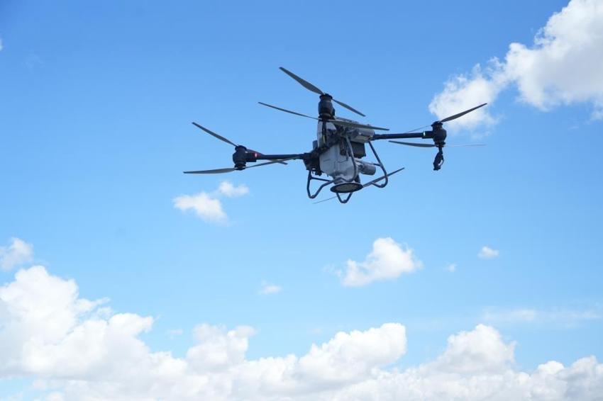 Muş'ta tarlalara teknolojik çözüm: Dron ile yapıldı