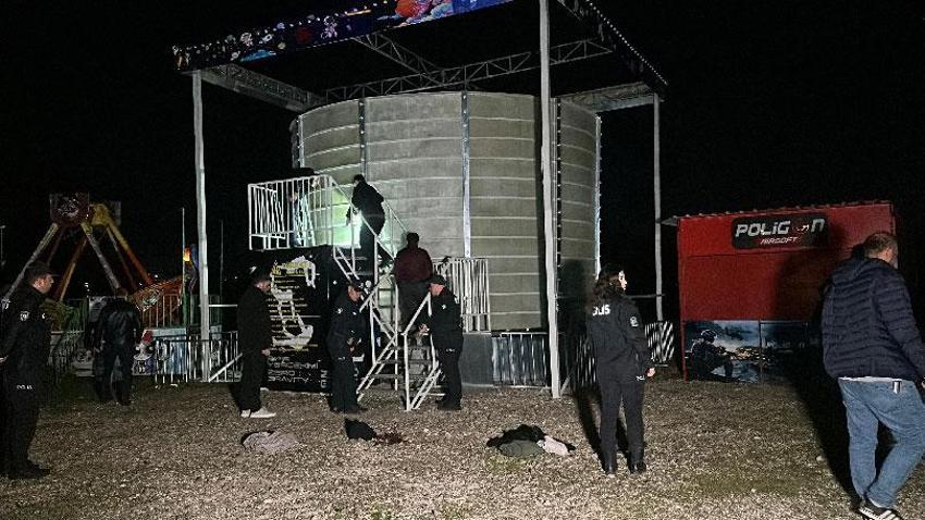 Lunapark faciasının dehşet anları ortaya çıktı! Sedat Çoktaş'ın 'Sıfır yer çekimi' adlı eğlence aletinden fırladığı anlar kamerada