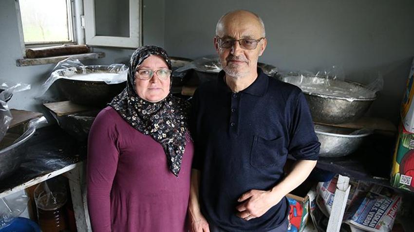 Ordulu çift, 30 yıldan beri coğrafi işaretli ürünü üretiyor! Gurbetçilerin vazgeçilmezi