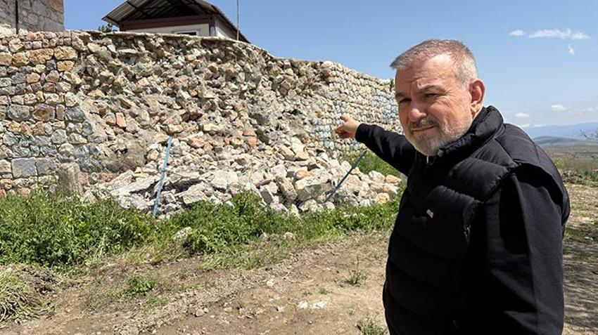 Sezar'ın 'Veni Vidi Vici' dediği tarihi kalede çökme! 2 bin yıllık surlarda yarıklar oluştu