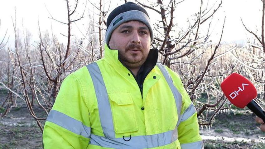 Kayseri'de elma üreticisi zirai dondan 'Spring' yöntemiyle korunuyor! ' Doğayla zıtlaşmaya gerek yok'