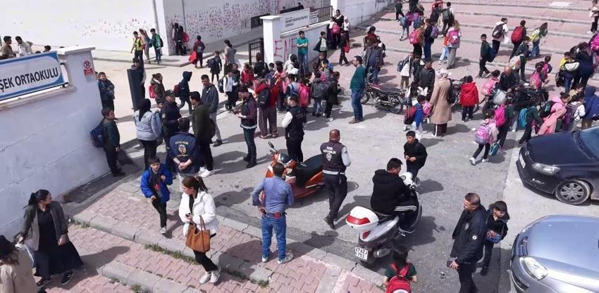 Okullarda 'güvenlik' alarmı başlatıldı! Dronlar havadan polisler yerden kuş uçurtmuyor