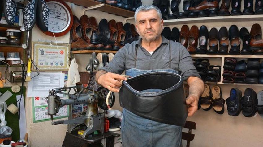 Ege'de sadece o yapıyor! Ayakkabı tamircisiyken başladı, şimdi başpehlivanlar sıraya giriyor