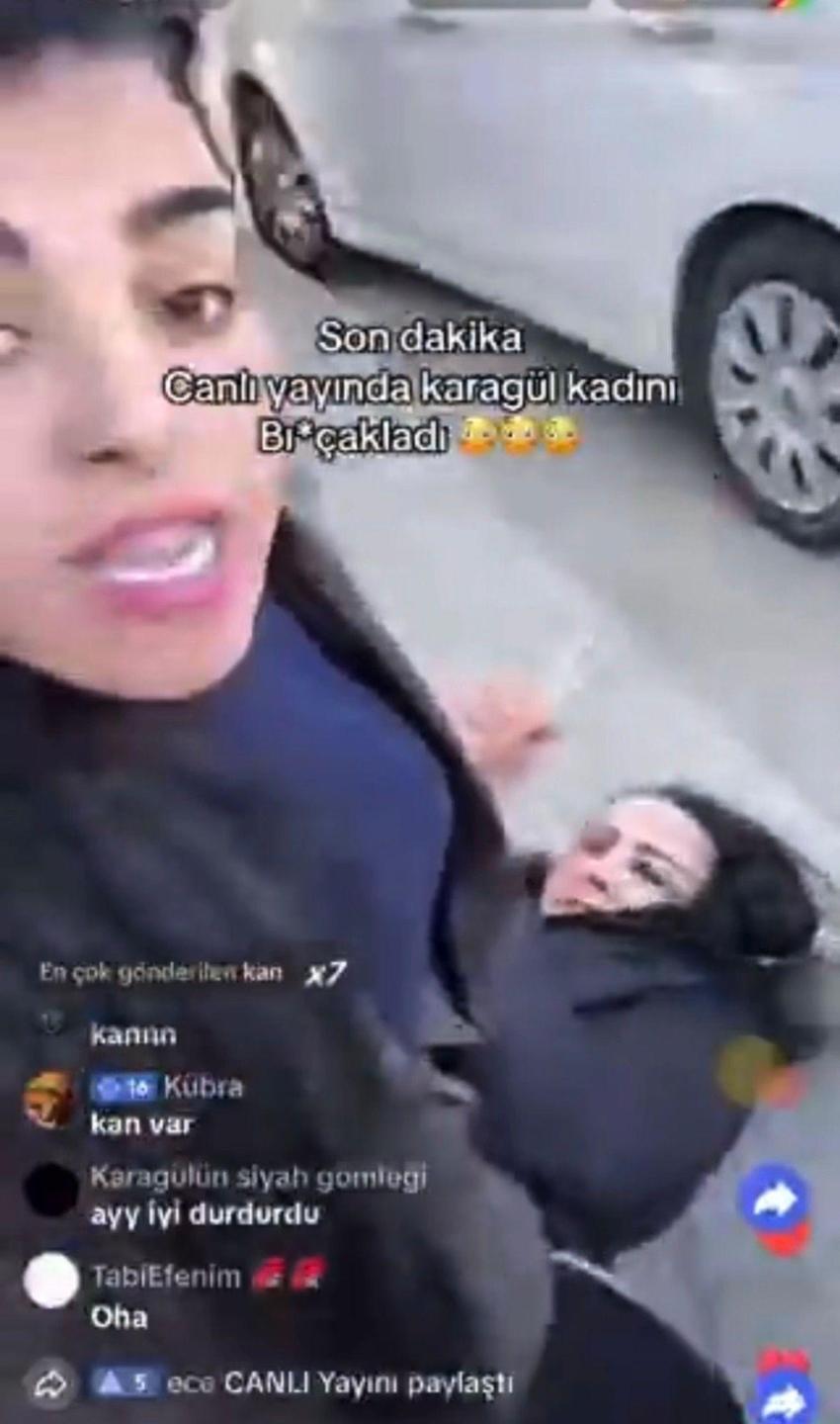 Sosyal medya fenomeni 'Karagül' canlı yayında bir kadını bıçakladı: 'Hepinizi bu hale getiririm, duydunuz mu'