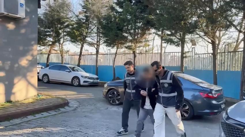 Kağıthane'de taciz görüntüleri! Kadının çığlığı sonrası şüpheli kaçtı