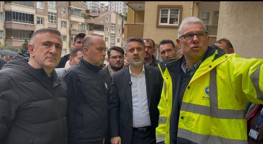 Bursa’da felaket havadan görüntülendi...Balkonlar yıkıldı, araçlar enkaz altında
