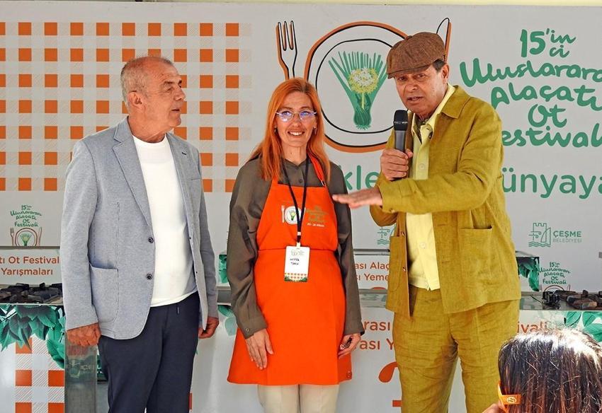 İzmir'de Alaçatı Ot Festivali coşkusu! Gastronomi şöleninde en güzel ot yemeği belli oldu