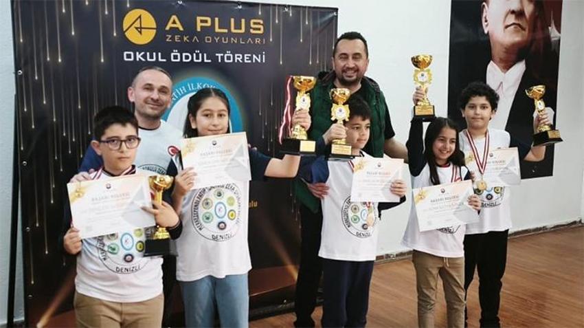 Denizli'nin gururu oldular: Minik öğrenciler Türkiye şampiyonu!