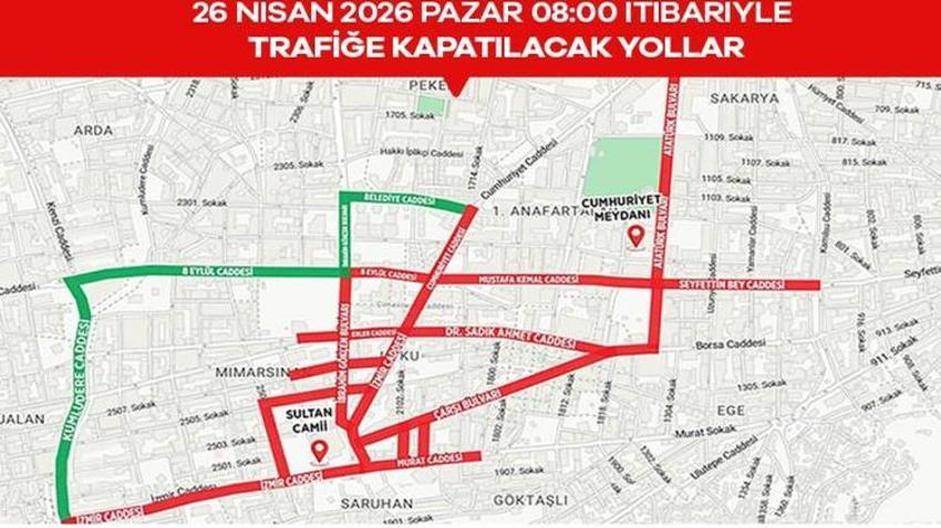 Manisalılar dikkat! Bu yollar 2 gün trafiğe kapatılacak
