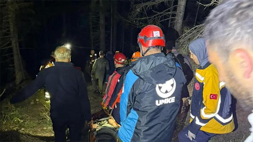 Kayalıklarda can pazarı! 30 metreden düştü, mucize kurtuluş