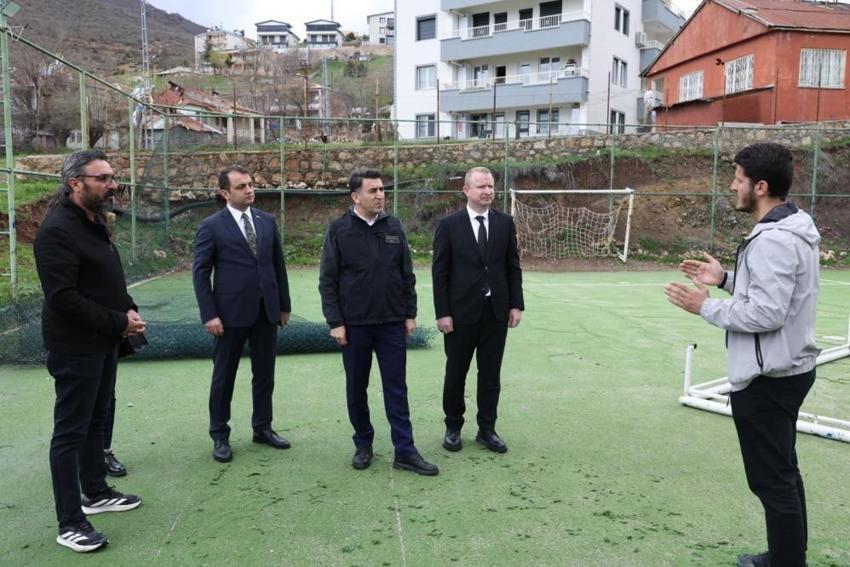 Tunceli'de çalışma başladı: Spor alanları yenileniyor