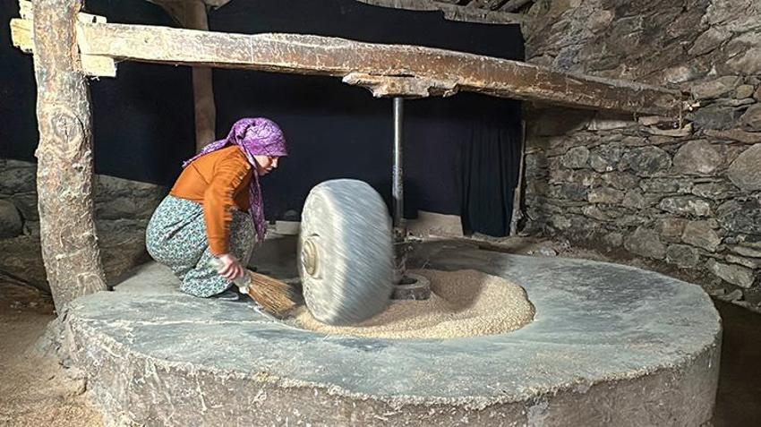 Bitlis’te 2 asırlık tarihi değirmeni teknolojiye meydan okuyor: Geçen yıl kuraklık vurmuştu, bu yıl su bol! Türkiye’nin dört bir yanından sipariş yağıyor