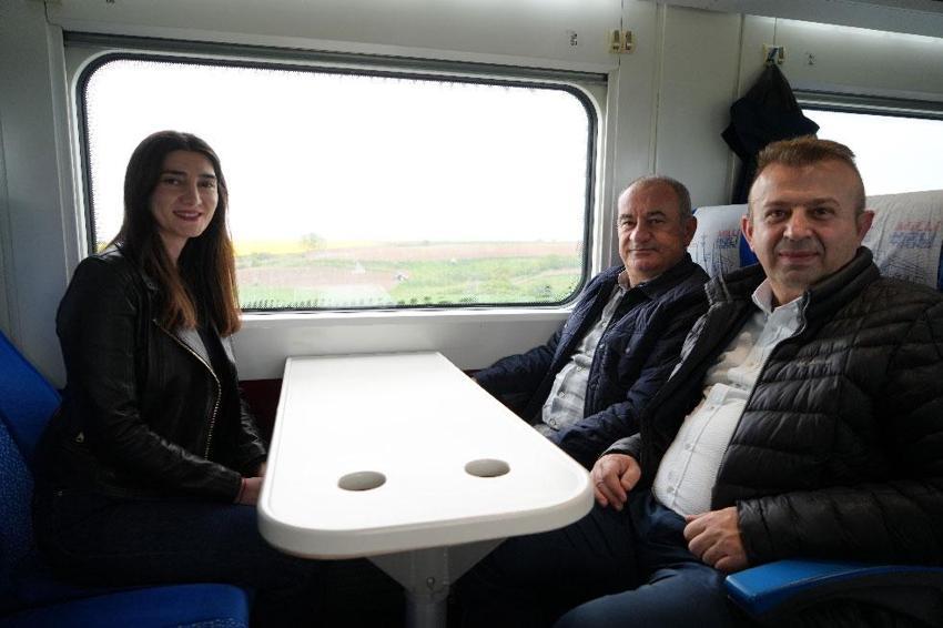 Halkalı-Kapıkule Hızlı Tren Projesi ile Edirne İstanbul'a komşu oluyor, Vali Sezer test sürüşüne katıldı