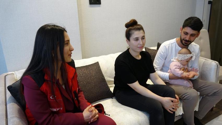 Evlilik kredisi ile evlenen çift ilk çocuklarını kucaklarına aldı!