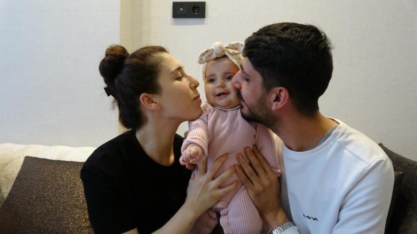 Evlilik kredisi ile evlenen çift ilk çocuklarını kucaklarına aldı!