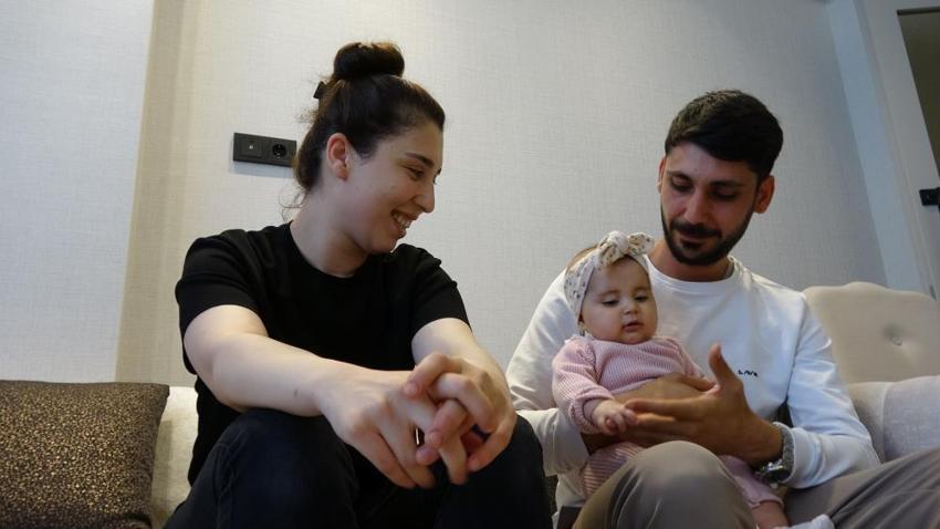Evlilik kredisi ile evlenen çift ilk çocuklarını kucaklarına aldı!